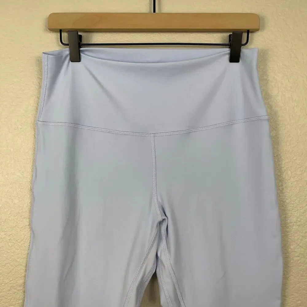 Lululemon Align High‎ Rise Crop Leggings Pastel Blue 12 Yoga Workout Athleisure
